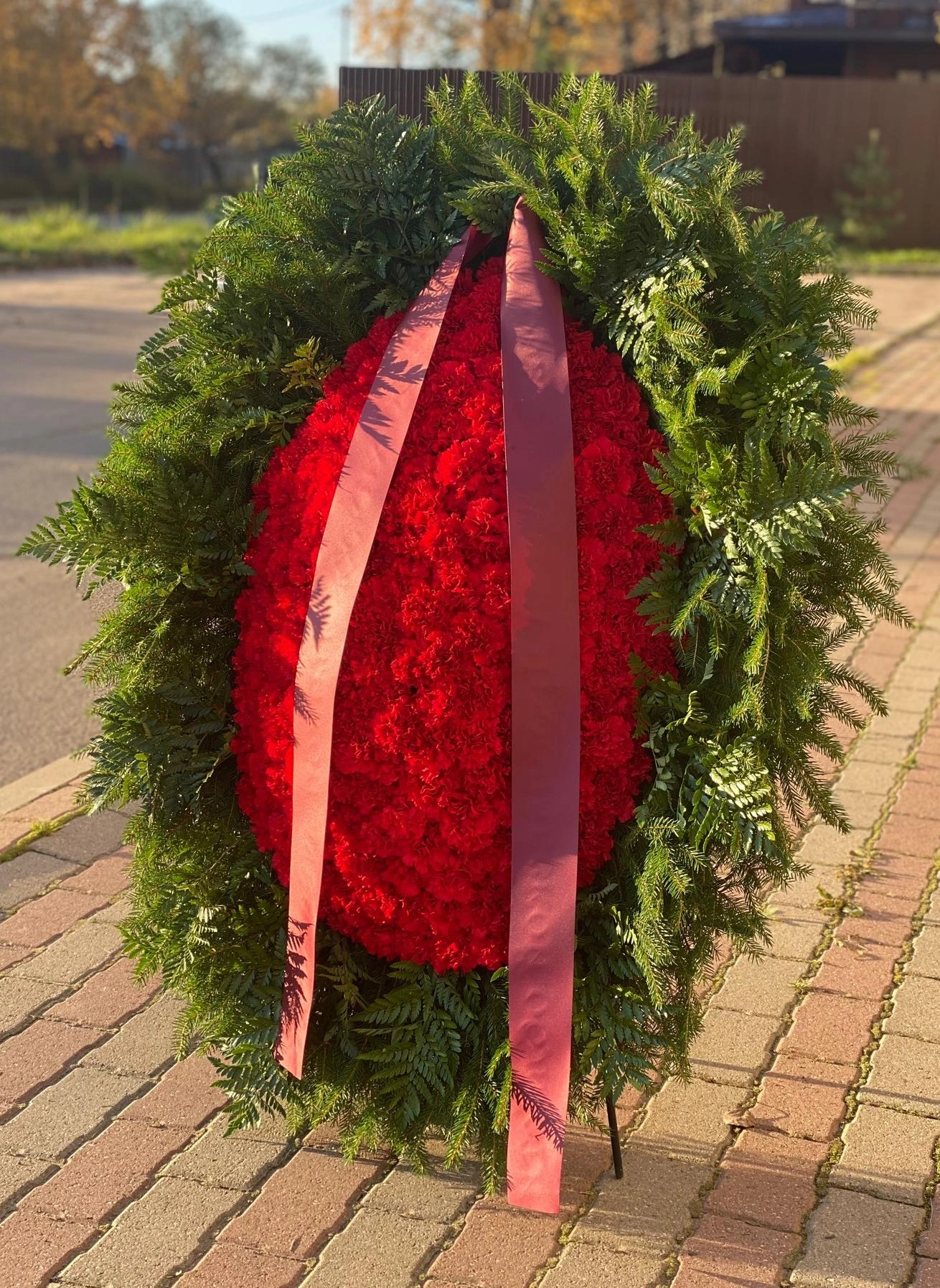 Венок из гвоздик (300шт)