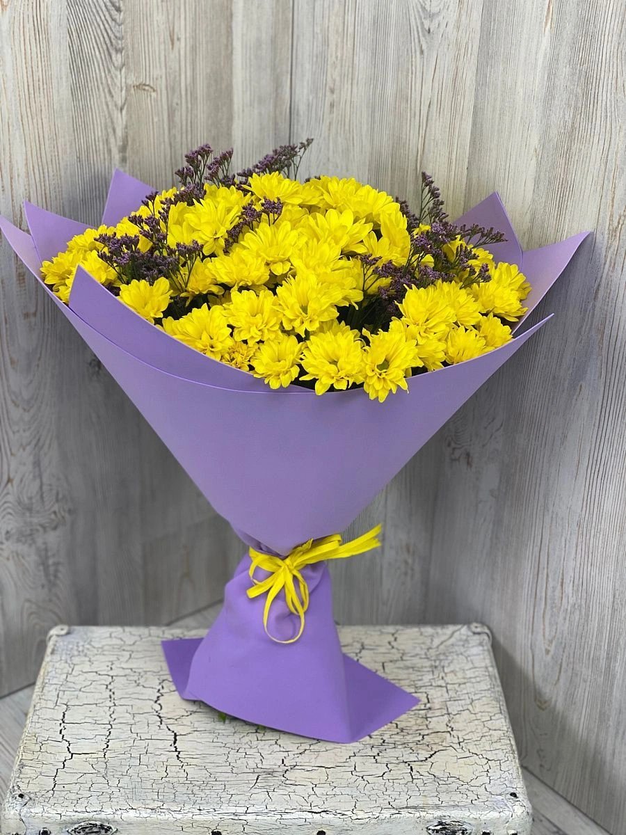 Букет хризантем №43