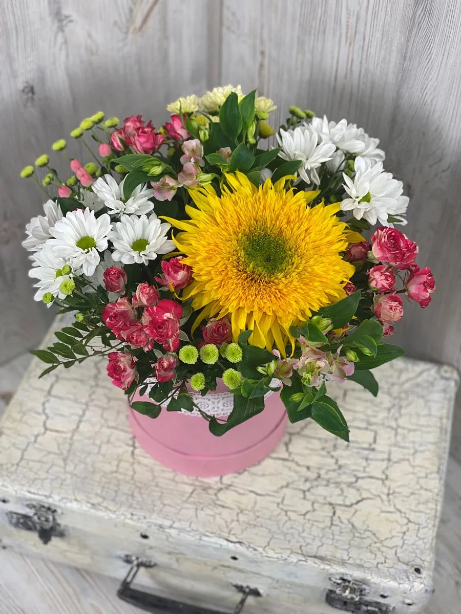 Композиция с подсолнухом №18