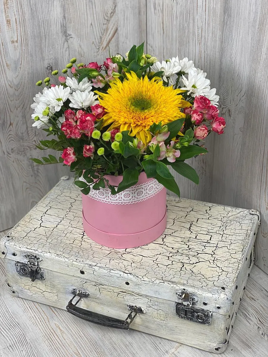 Композиция с подсолнухом №18