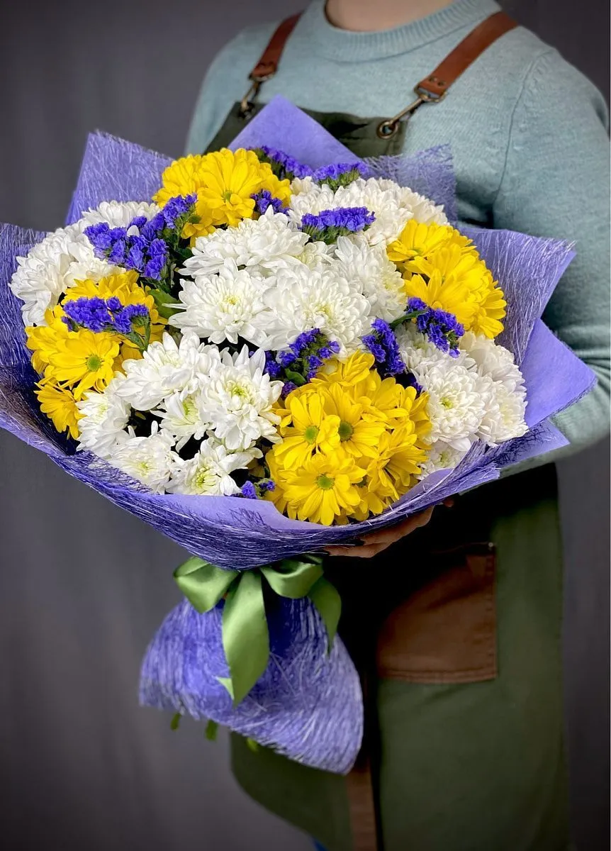 Букет из хризантем №29