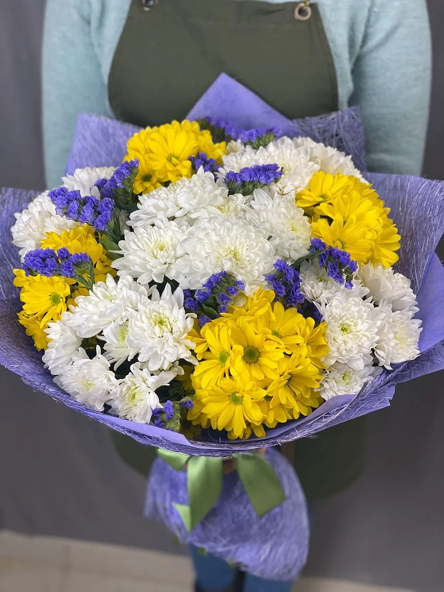 Букет из хризантем №29