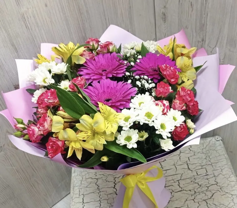 Букет с герберами №71