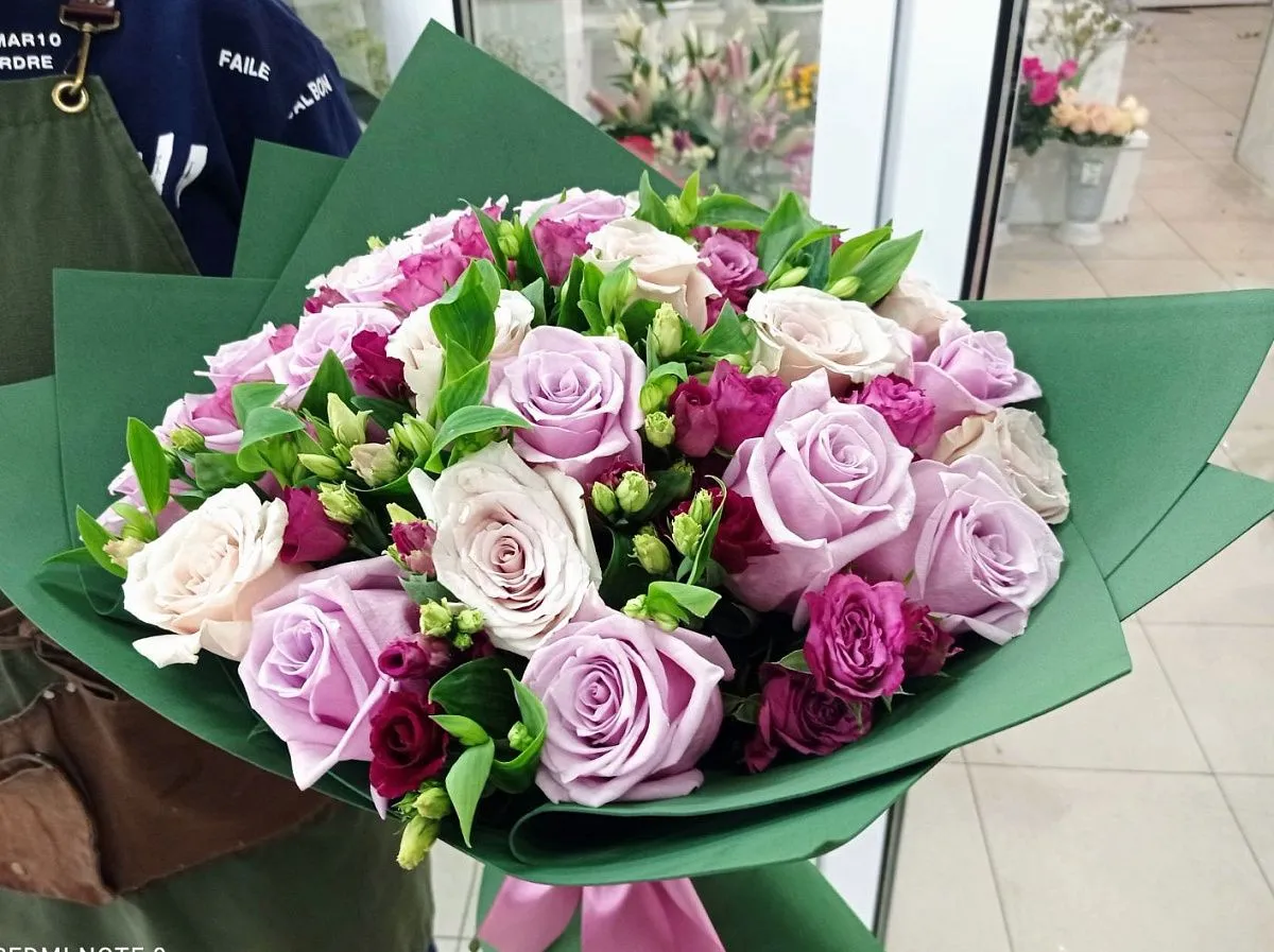 Букет с розами №50