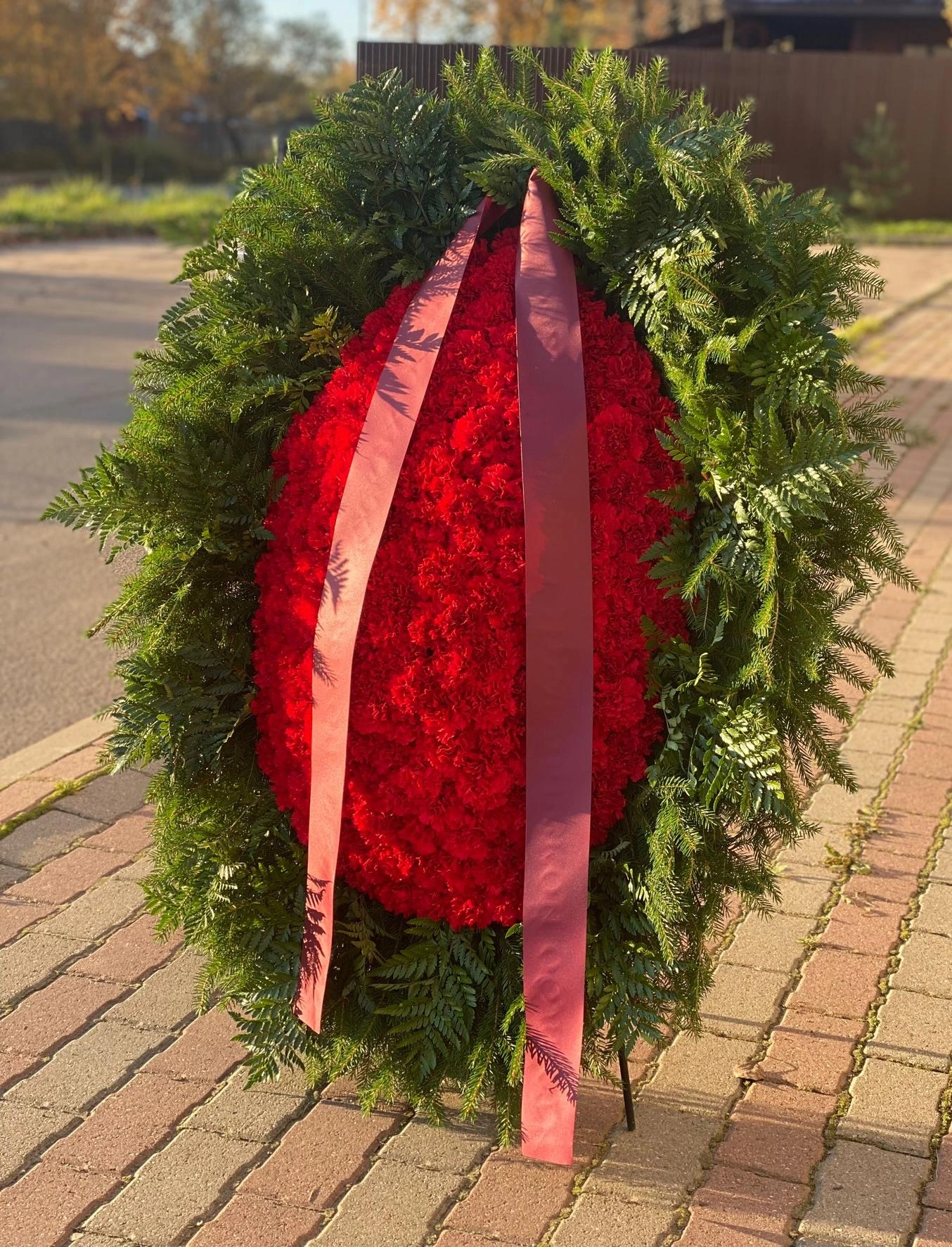 Венок из гвоздик (300шт)
